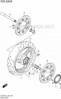 VOORWIEL voor Suzuki GSR 750 2015
