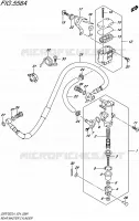 ACHTER HOOFDREMCILINDER voor Suzuki GSR 750 2014