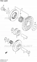STARTMOTOR CLUTCH voor Suzuki GSR 750 2014