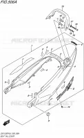 ACHTER KUIP voor Suzuki GSX-F 1250 2015