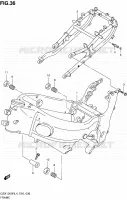 FRAME voor Suzuki HAYABUSA 1300 2014