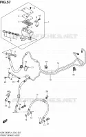 FRONT REMSLANG voor Suzuki HAYABUSA 1300 2014