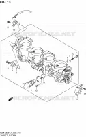 GASKLEPHUIS voor Suzuki HAYABUSA 1300 2014