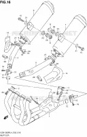 GELUIDDEMPER voor Suzuki HAYABUSA 1300 2014