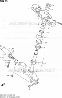 STUURPEN   RICHTINGDEMPER voor Suzuki HAYABUSA 1300 2014