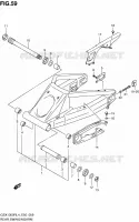 SWINGARM voor Suzuki HAYABUSA 1300 2014