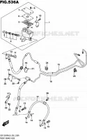 FRONT REMSLANG (GSX1300RAL6 E02) voor Suzuki HAYABUSA 1300 2016