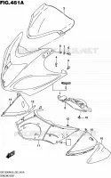 KUIP   ETIKETTEN voor Suzuki HAYABUSA 1300 2016
