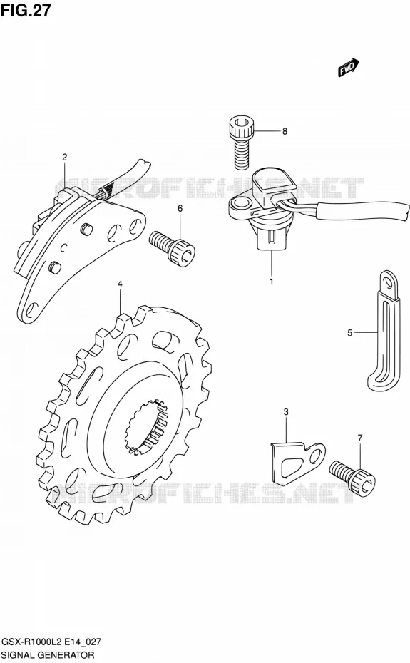 ALTERNATOR Suzuki MOTO 1000 GSX-R 2012  GSX-R1000 L2 (E14)