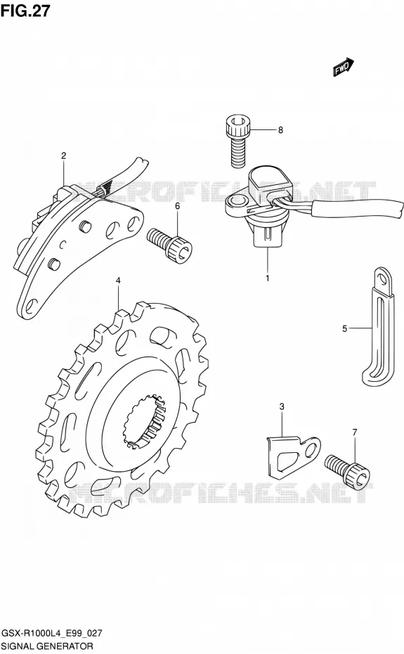 ALTERNATOR Suzuki MOTO 1000 GSX-R 2014  GSX-R1000 L4 (E99)