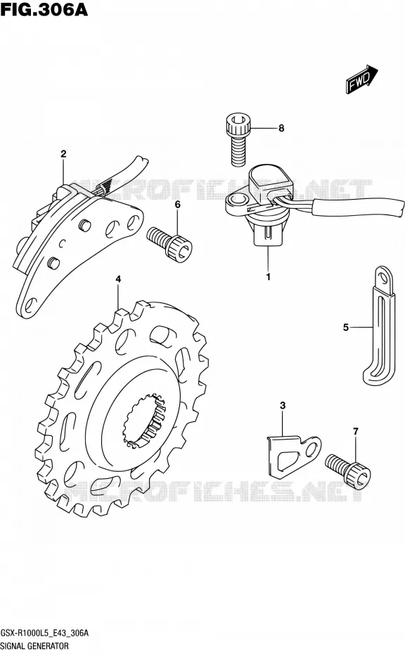 ALTERNATOR Suzuki MOTO 1000 GSX-R 2015  GSX-R1000 L5 (E43)