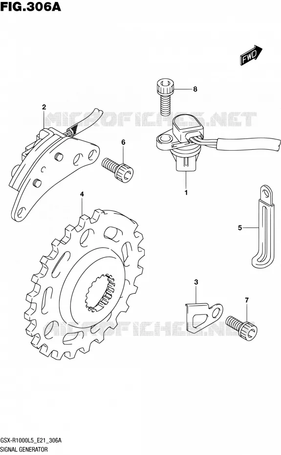 ALTERNATOR Suzuki MOTO 1000 GSX-R 2015  GSX-R1000UF L5 (E21)