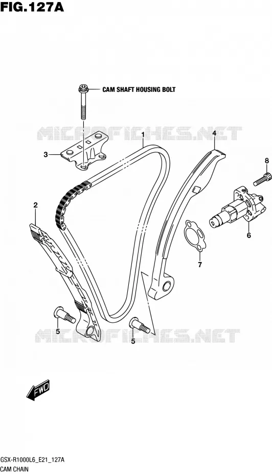 TIMING Suzuki MOTO 1000 GSX-R 2016  GSX-R1000UF L6 (E21)