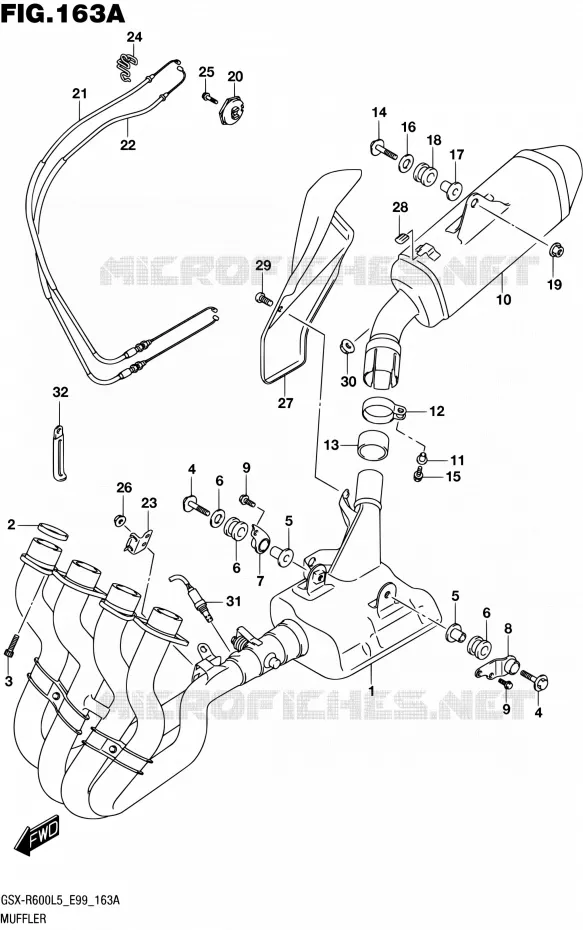 GELUIDDEMPER Suzuki MOTO 600 GSX-R 2015  GSX-R600 L5 (E99)