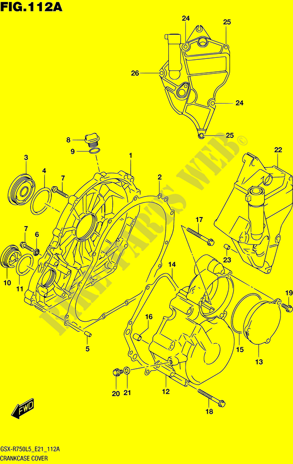 CASING voor Suzuki GSX-R 750 2015
