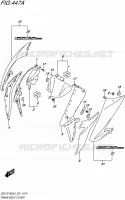 KUIP (PGZ,AV4) KUIPDEEL/FRAME 1000 suzuki-motorfietsen GSX-S 2015 11332059