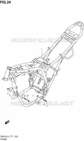FRAME voor Suzuki INAZUMA 250 2014