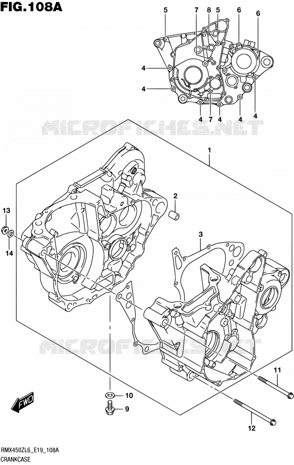 CASING Suzuki MOTO 450 RMX 2016  RMX450Z L6 (E19)