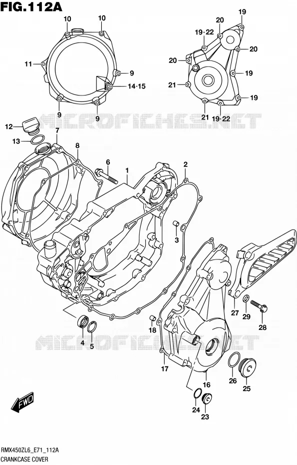 CASING Suzuki MOTO 450 RMX 2016  RMX450Z L6 (E71)