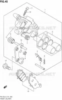 FRONT CALIPER voor Suzuki VAN-VAN 125 2014