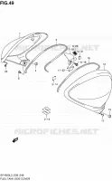 FUEL TANK ZIJKLEP voor Suzuki GLADIUS 650 2013