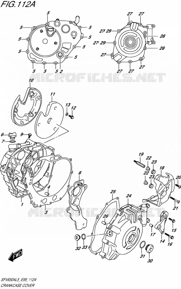 CASING Suzuki MOTO 650 GLADIUS 2015  SFV650A L5 (E99)