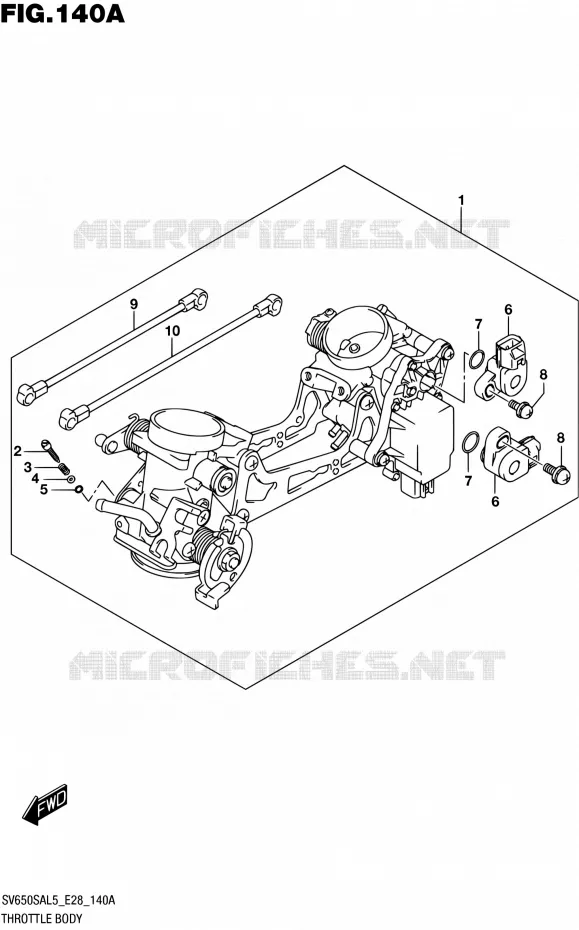 GASKLEPHUIS Suzuki MOTO 650 SV-S 2015  SV650SA L5 (E03,E28,E33)