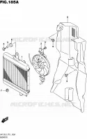 RADIATOR voor Suzuki BURGMAN 125 2015