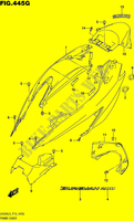ACHTER KUIP (UH200AL5 P34) voor Suzuki BURGMAN 200 2015