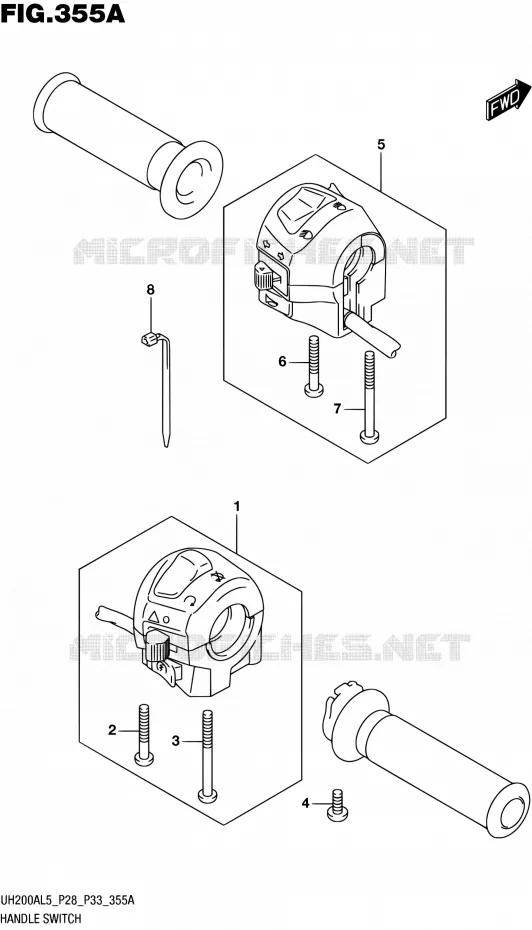 SCHAKELAARS Suzuki SCOOTER 200 BURGMAN 2015  UH200A L5 (P28,P33)