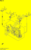GASKLEPHUIS (VL1500BTL3 E03) voor Suzuki BOULEVARD 1500 2013