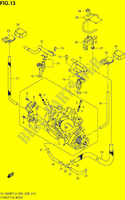GASKLEPHUIS (VL1500BTL3 E33) voor Suzuki BOULEVARD 1500 2013