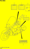ETIKET (VL1500BTL4 E03) voor Suzuki BOULEVARD 1500 2014