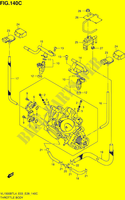 GASKLEPHUIS (VL1500BTL4 E33) voor Suzuki BOULEVARD 1500 2014