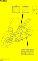 ETIKET voor Suzuki INTRUDER 1500 2014