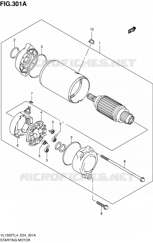 STARTMOTOR Suzuki MOTO 1500 BOULEVARD 2014  VL1500T L4 (E24)