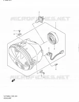 KOPLAMP voor Suzuki INTRUDER 1800 2011