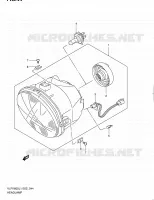 KOPLAMP voor Suzuki INTRUDER 1800 2011