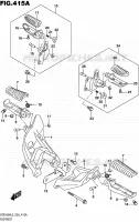 FOOTREST voor Suzuki INTRUDER 1800 2015