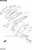 FRAME HANDGREEP (VZR1800BZL5 E02) voor Suzuki INTRUDER 1800 2015