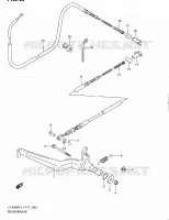 ACHTERREM voor Suzuki KINGQUAD 400 2011