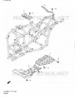 FRAME voor Suzuki KINGQUAD 400 2011