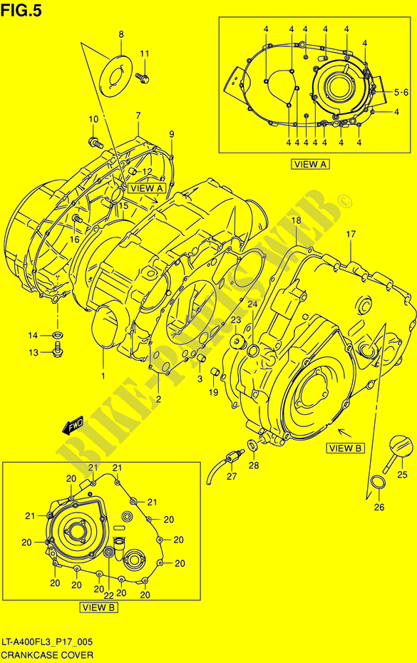 CASING voor Suzuki KINGQUAD 400 2015