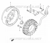 ONTSTEKING voor Suzuki KINGQUAD 500 2003