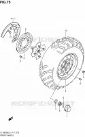 VOORWIEL (LT A500XL3 P17) voor Suzuki KINGQUAD 500 2013