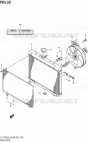 RADIATOR (LT A750XZL2 P28) voor Suzuki KINGQUAD 750 2012