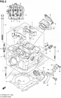 CILINDERKOP voor Suzuki KINGQUAD 750 2012