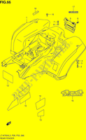 ACHTERSPATBORD (LT A750XL3 P33) voor Suzuki KINGQUAD 750 2013