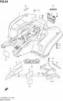 ACHTERSPATBORD (LT A750XL3 P24) voor Suzuki KINGQUAD 750 2013