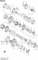 TRANSMISSION (2) voor Suzuki KINGQUAD 750 2014